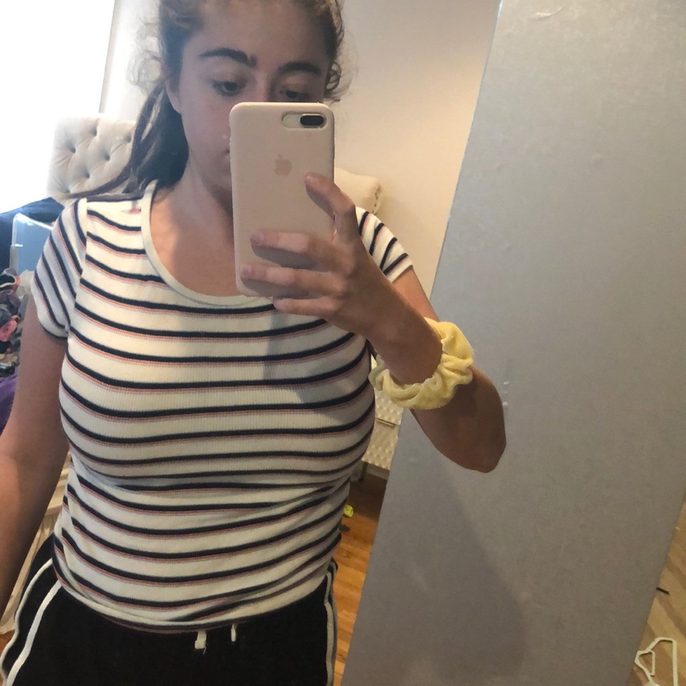 Striped Garage t-shirt
